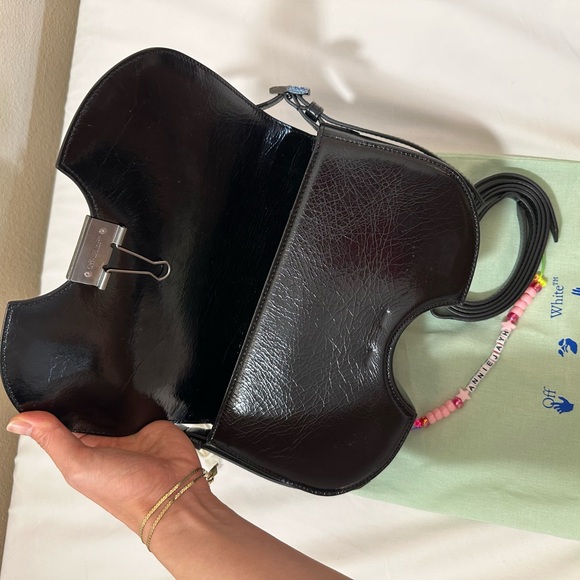 Off-White Swiss Flap Binder Clip Bag c/o Virgil Abloh (Black) - Picture 7 of 12